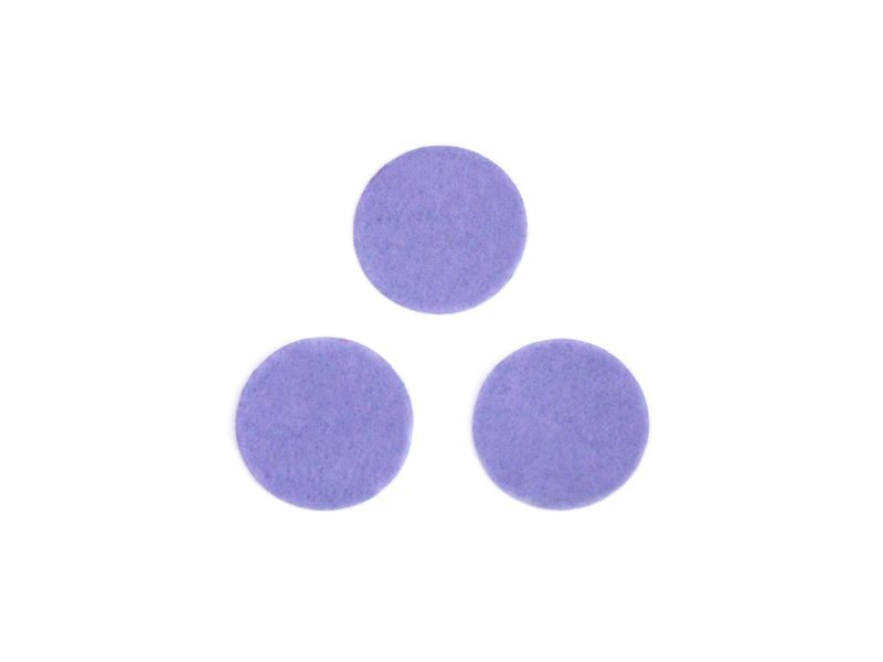 Фетровые кружочки (цвет светло-сиреневый) 25мм