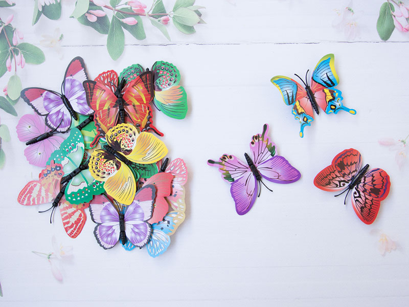 Бабочки декоративные 8см