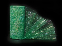 Фатин с перламутровым узором 15см x 25ярдов (цв. зеленый)
