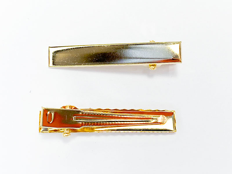 Заколка-основа металл(золотой) 4.5см