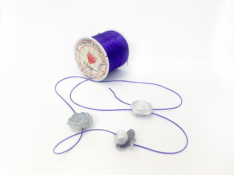 Нить-резинка для браслетов (фиолетовый)