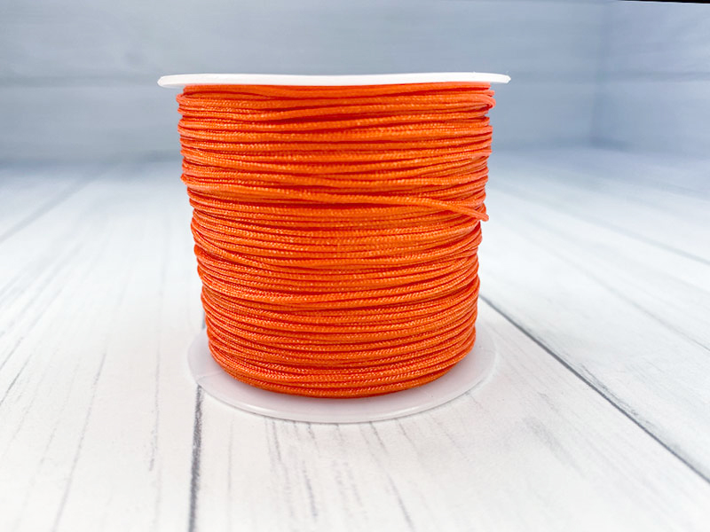 Шнур декоративный 0.8 мм (оранжевый)