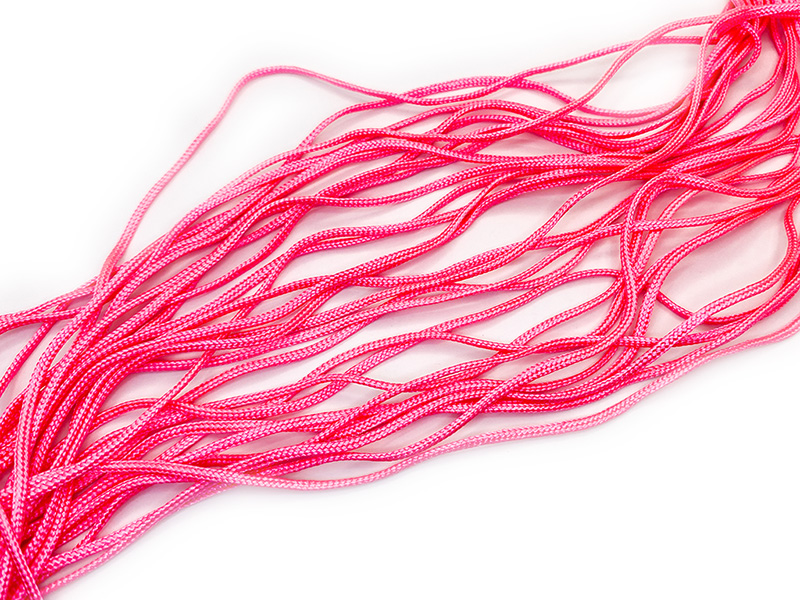Шнур нейлоновый 1мм (ярко-розовый)