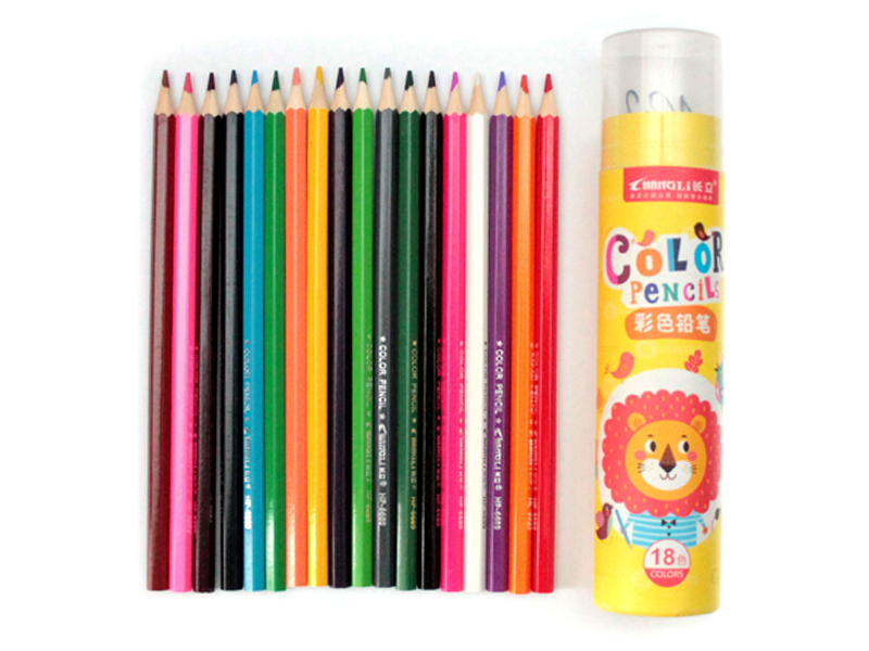 Набор цветных карандашей (18 цветов)