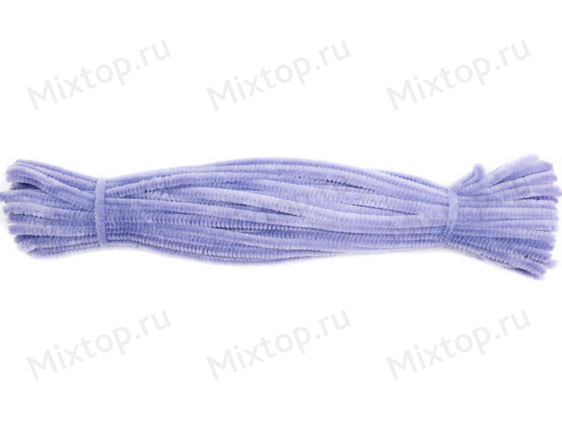 Проволока пушистая-синельная 30см(цв.лиловый)