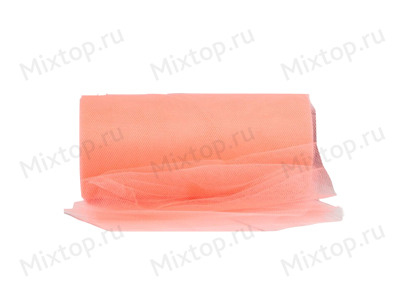 Фатин 15см x 25ярдов (цв. персиковый)