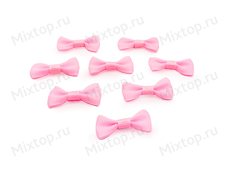 Бантики декоративные репсовые 3см (св.розовый)