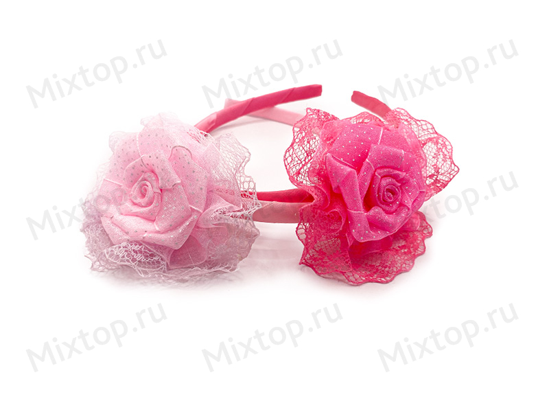 Ободок пластик-атлас 10мм