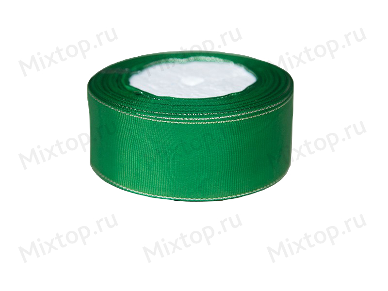 Лента репсовая с люрексом (серебро) 40мм