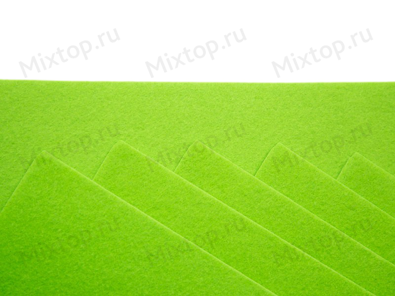 Фетр жесткий 20см/30см х 2мм(цв. лайм)