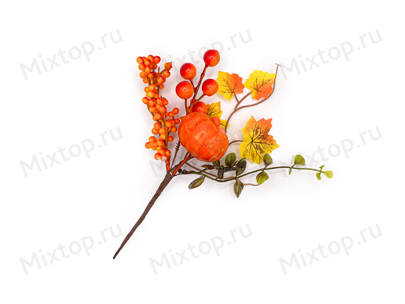 Ветка для декора ОСЕНЬ 24см