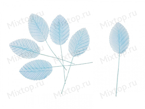 Зелень 3/5см цв. голубой