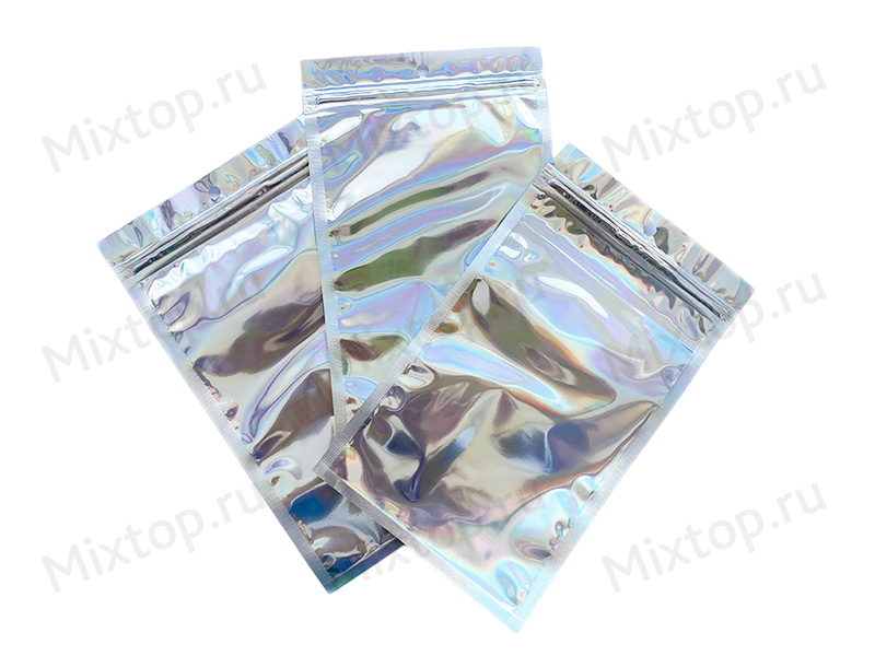Пакет голографический zip-lock (10см х 18см)