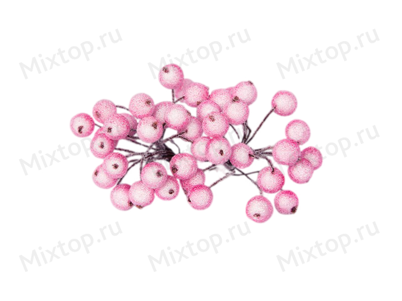 Ягоды (в сахаре) 12мм (цв. св.розовый)