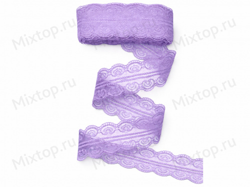 Кружево-капрон 5см (цв.сиреневый)
