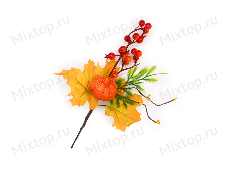 Ветка для декора ОСЕНЬ 28см