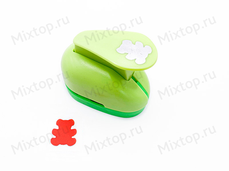 Дырокол фигурный "Мишка" 25мм