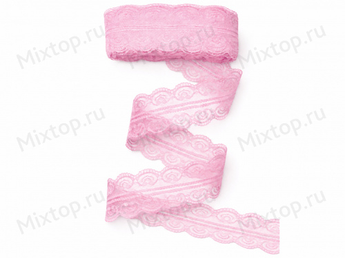 Кружево-капрон 5см (цв.св.розовый)
