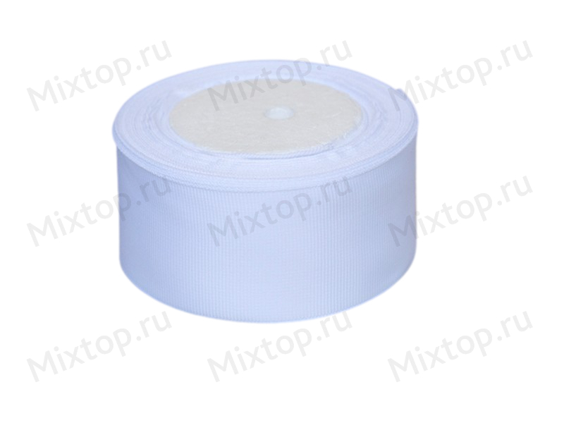 Лента репсовая (ширина 50мм) (цв. белый)